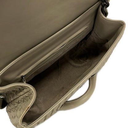 Bottega Veneta Shoulder Bag Intrecciato Beige Chain Leather — view 7