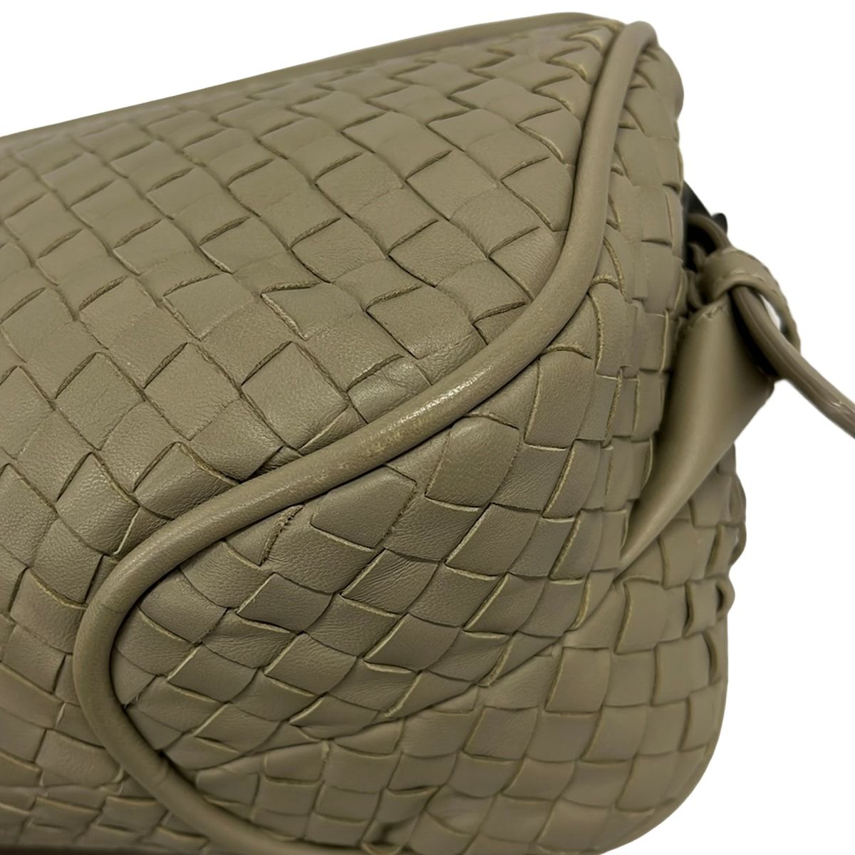 Bottega Veneta Shoulder Bag Intrecciato Beige Chain Leather — view 6
