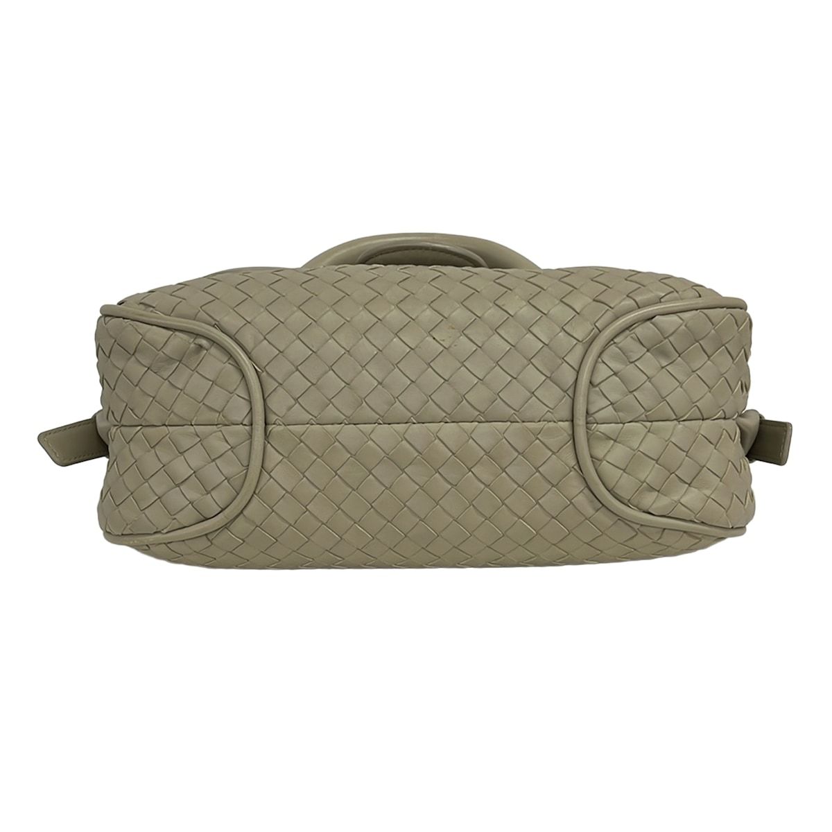 Bottega Veneta Shoulder Bag Intrecciato Beige Chain Leather — view 5