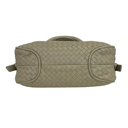 Bottega Veneta Shoulder Bag Intrecciato Beige Chain Leather — view 5