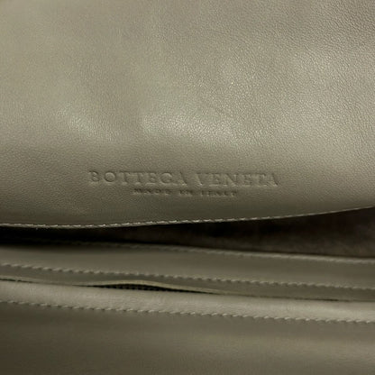 Bottega Veneta Shoulder Bag Intrecciato Beige Chain Leather — view 9