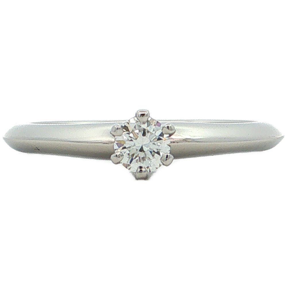 Tiffany & Co Diamond Ring 50 Platinum