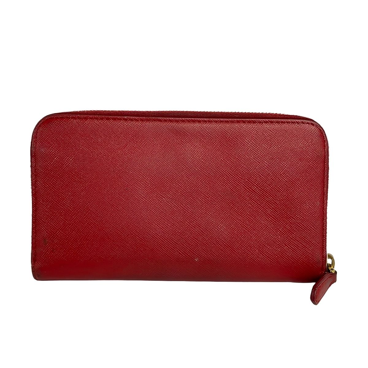 Prada Wallet Bordeaux Zip Around Leather — view 2