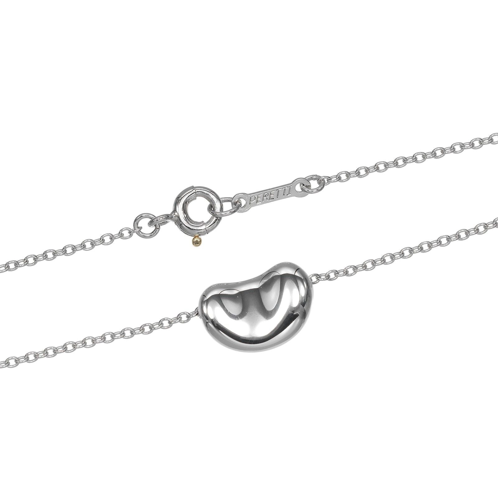 Tiffany & Co Bean Platinum Necklace — view 5
