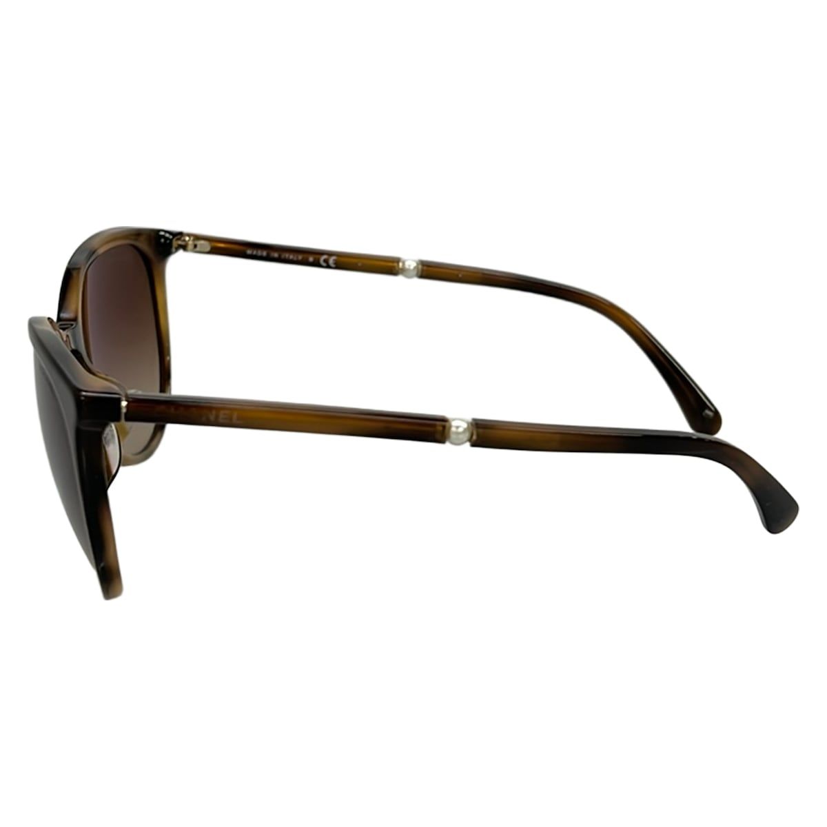 Chanel Sunglasses Clear Brown Dark Multi Eyewear — view 2