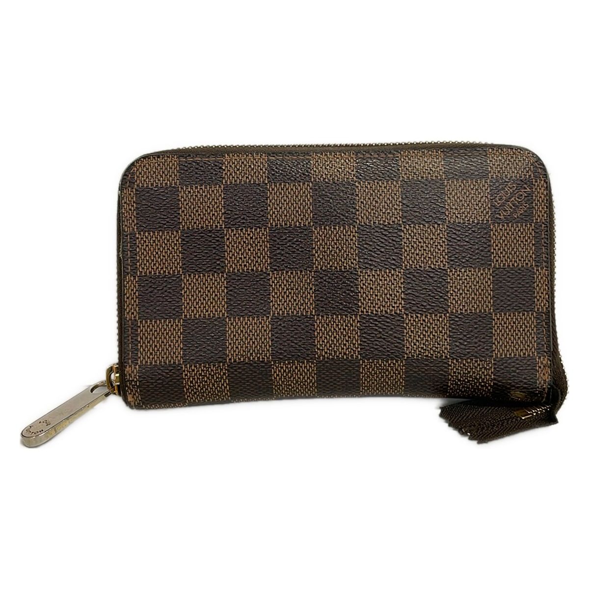 Louis Vuitton Bifold Wallet Damier Zippy Compact Ebene