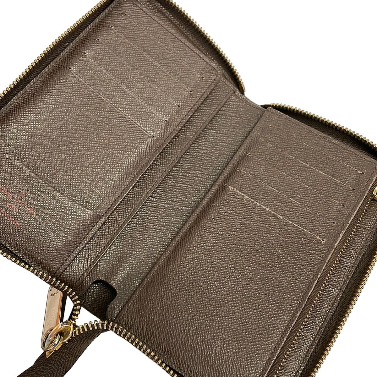 Louis Vuitton Bifold Wallet Damier Zippy Compact Ebene — view 3