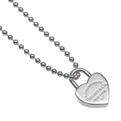Tiffany & Co Return to Heart Lock 925 Sterling Silver Necklace