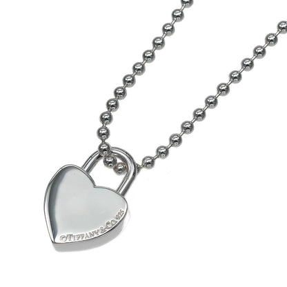 Tiffany & Co Return to Heart Lock 925 Sterling Silver Necklace — view 3