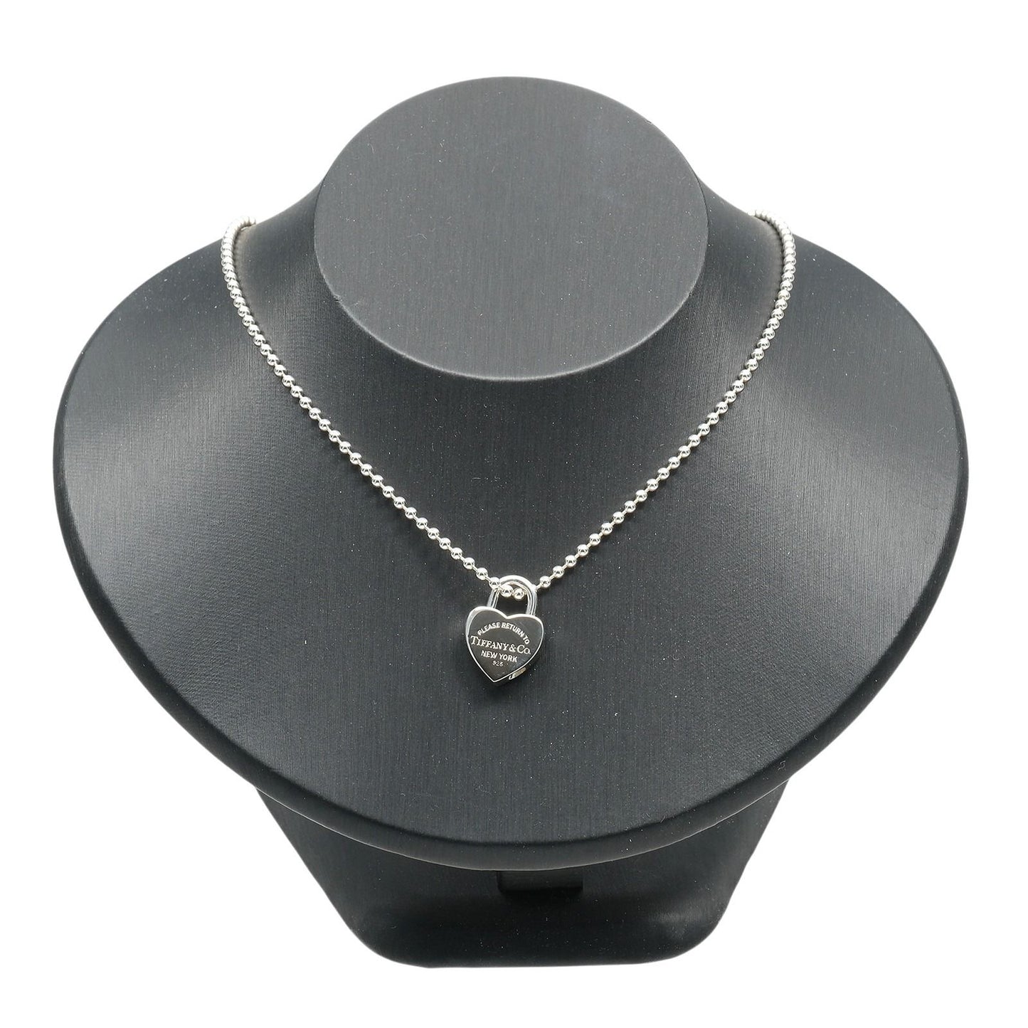 Tiffany & Co Return to Heart Lock 925 Sterling Silver Necklace — view 2