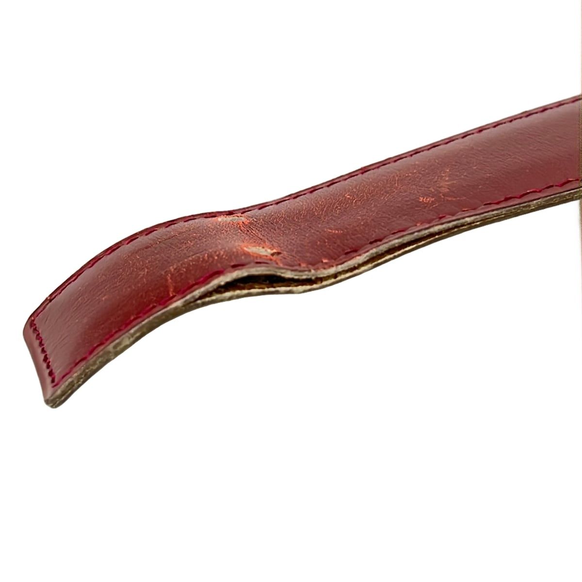 Hermes Belt 80 Bordeaux Brown Gold Reversible Leather — view 6