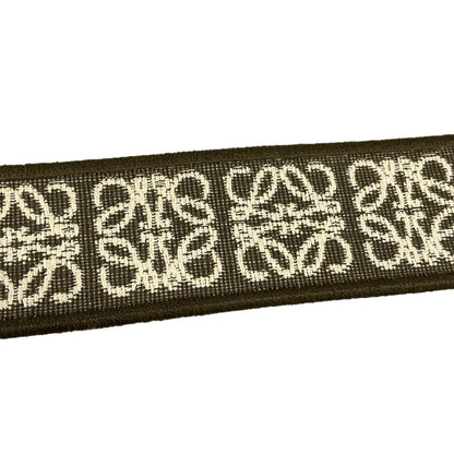 Loewe Shoulder Strap Khaki Anagram Leather — view 5