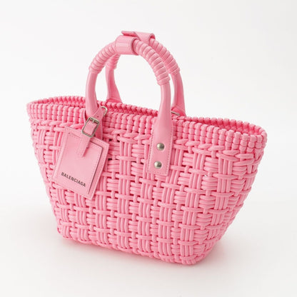 Balenciaga Bistro Basket Tote Pink XS — view 2