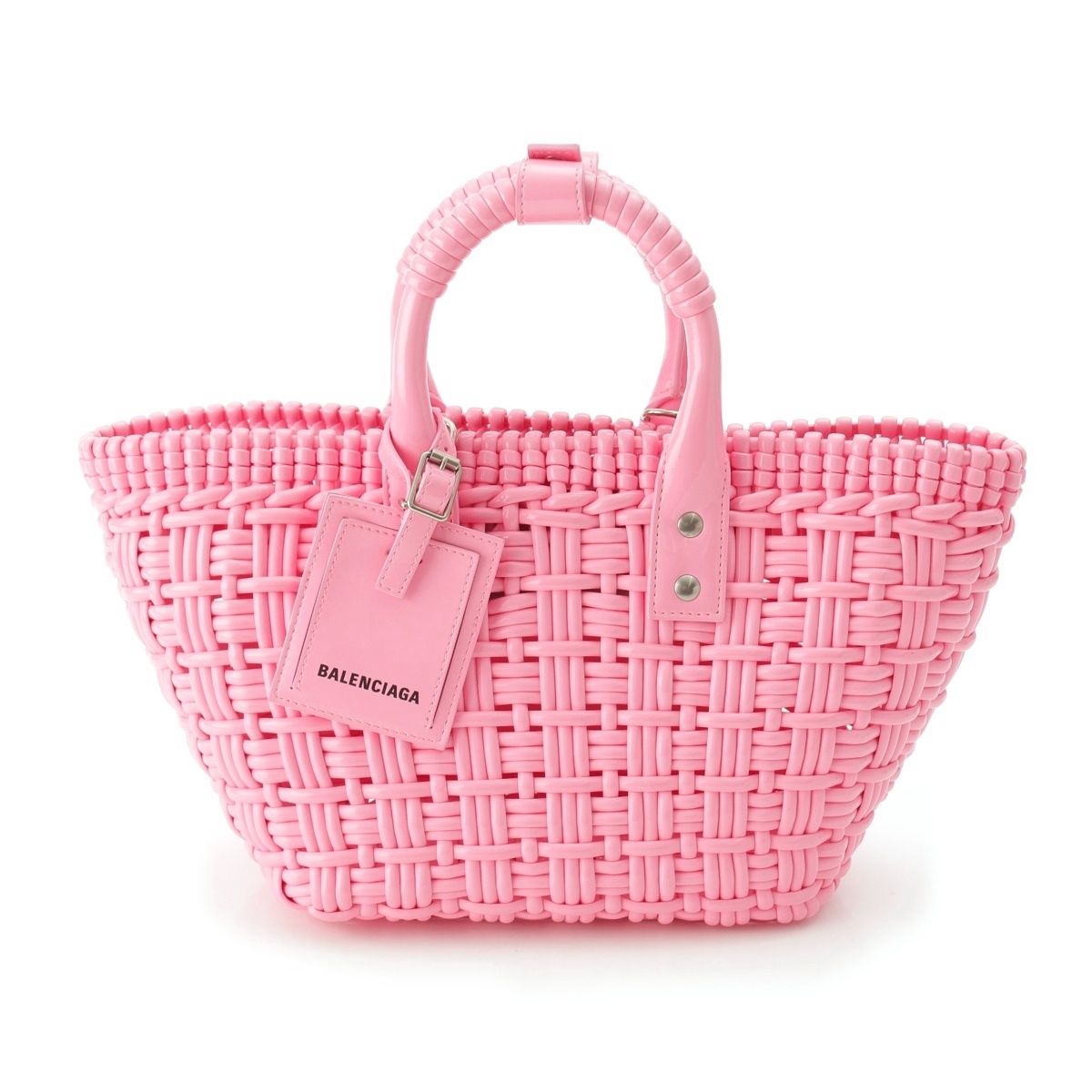 Balenciaga Bistro Basket Tote Pink XS