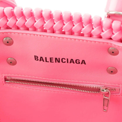 Balenciaga Bistro Basket Tote Pink XS — view 7