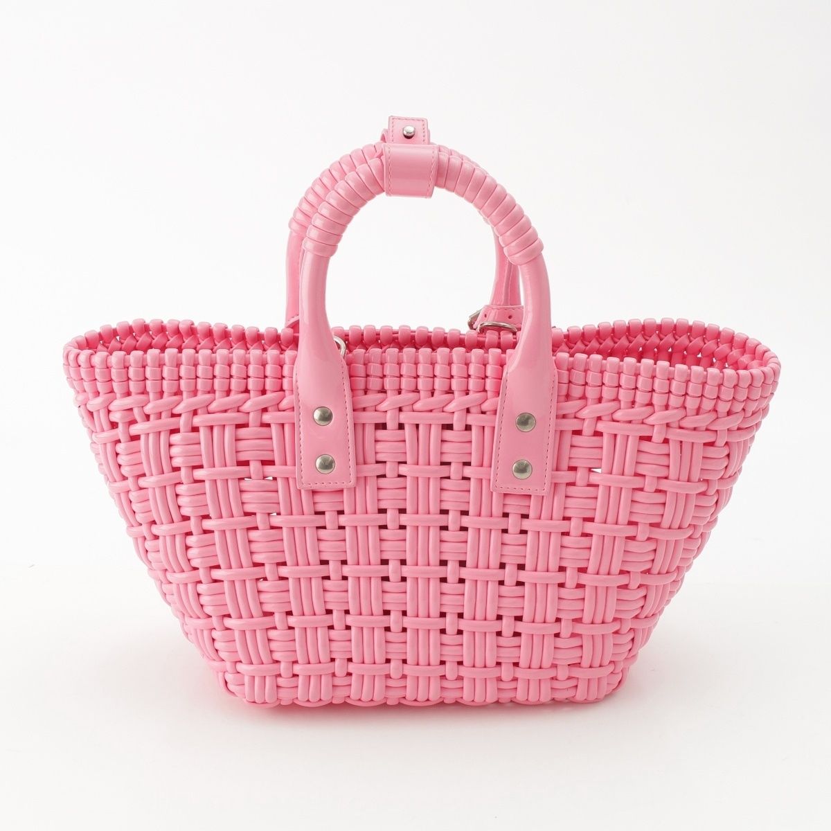 Balenciaga Bistro Basket Tote Pink XS — view 4