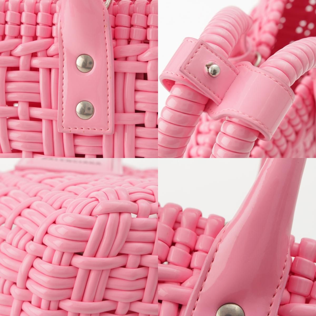 Balenciaga Bistro Basket Tote Pink XS — view 9