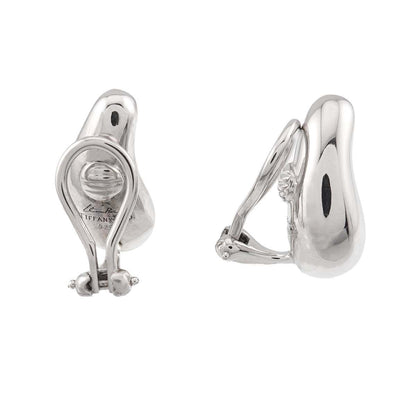 Tiffany & Co Teardrop Earrings 925 Sterling Silver Clip on — view 4