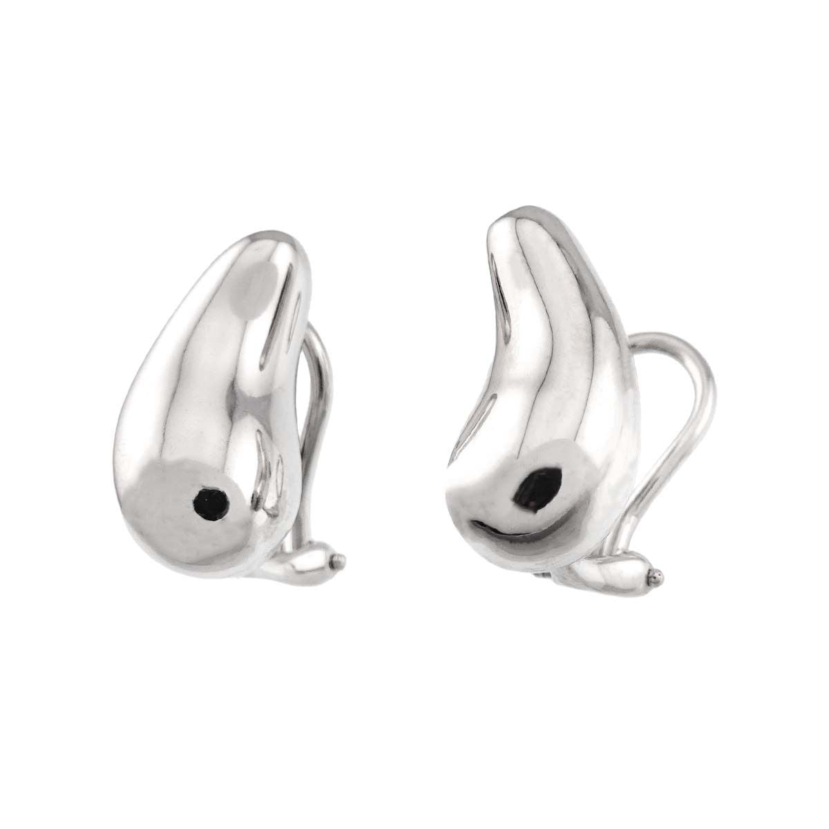 Tiffany & Co Teardrop Earrings 925 Sterling Silver Clip on — view 2