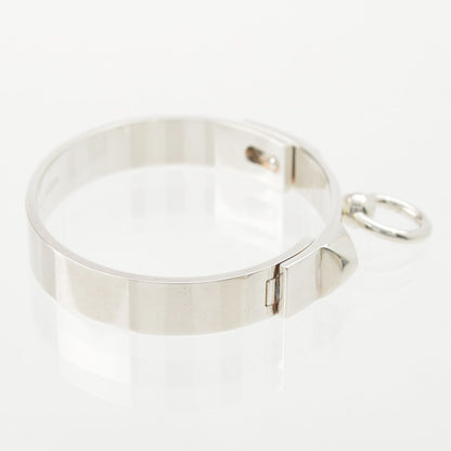Hermes Collier de Chien ST Bracelet Bangle Silver — view 4