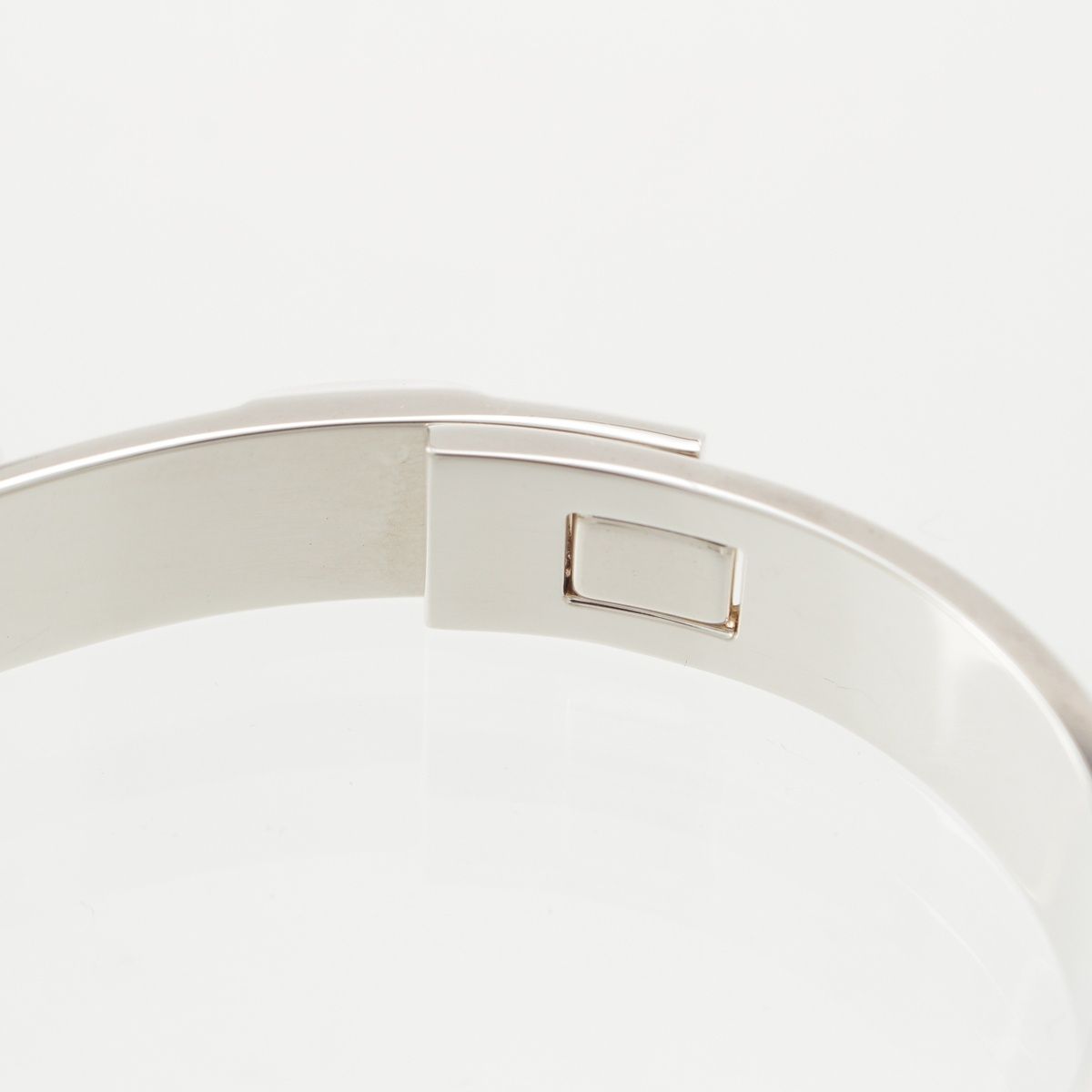 Hermes Collier de Chien ST Bracelet Bangle Silver — view 7