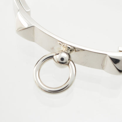 Hermes Collier de Chien ST Bracelet Bangle Silver — view 6
