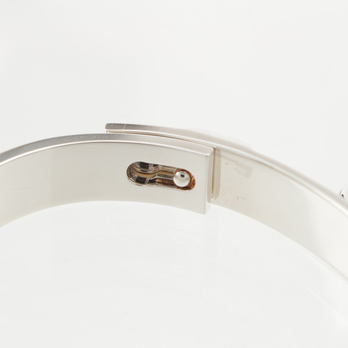Hermes Collier de Chien ST Bracelet Bangle Silver — view 8