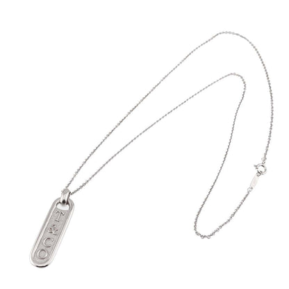 Tiffany & Co Logo Plate Necklace 50 cm 925 Sterling Silver — view 2