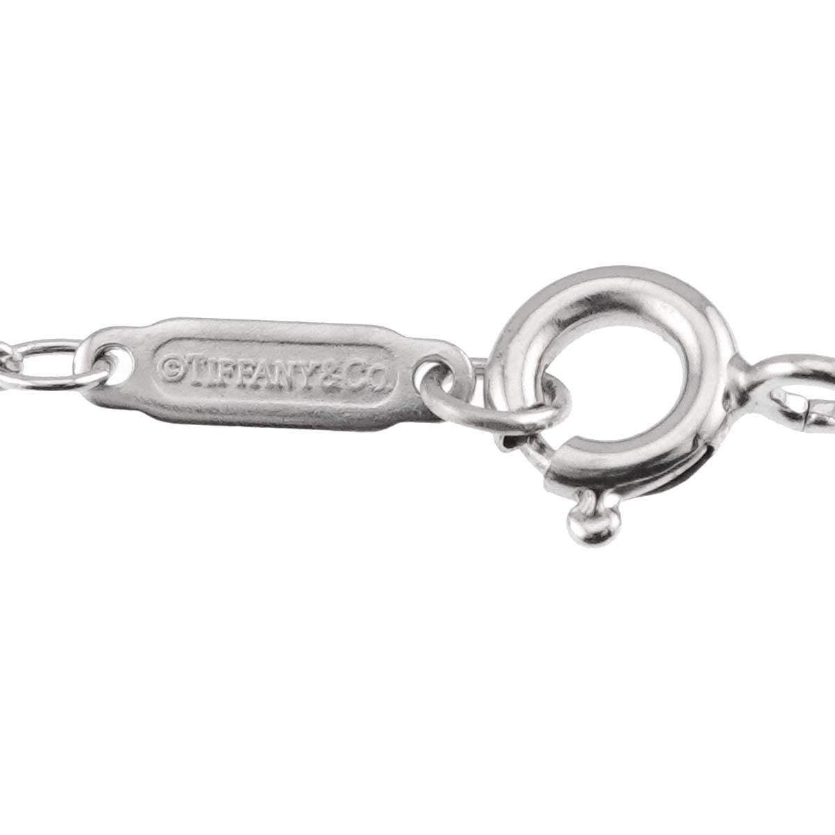 Tiffany & Co Logo Plate Necklace 50 cm 925 Sterling Silver — view 5
