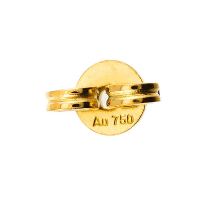 Gucci GG Running Logo Earrings 18k YG Yellow Gold 750 Single Only One Pierced — view 5