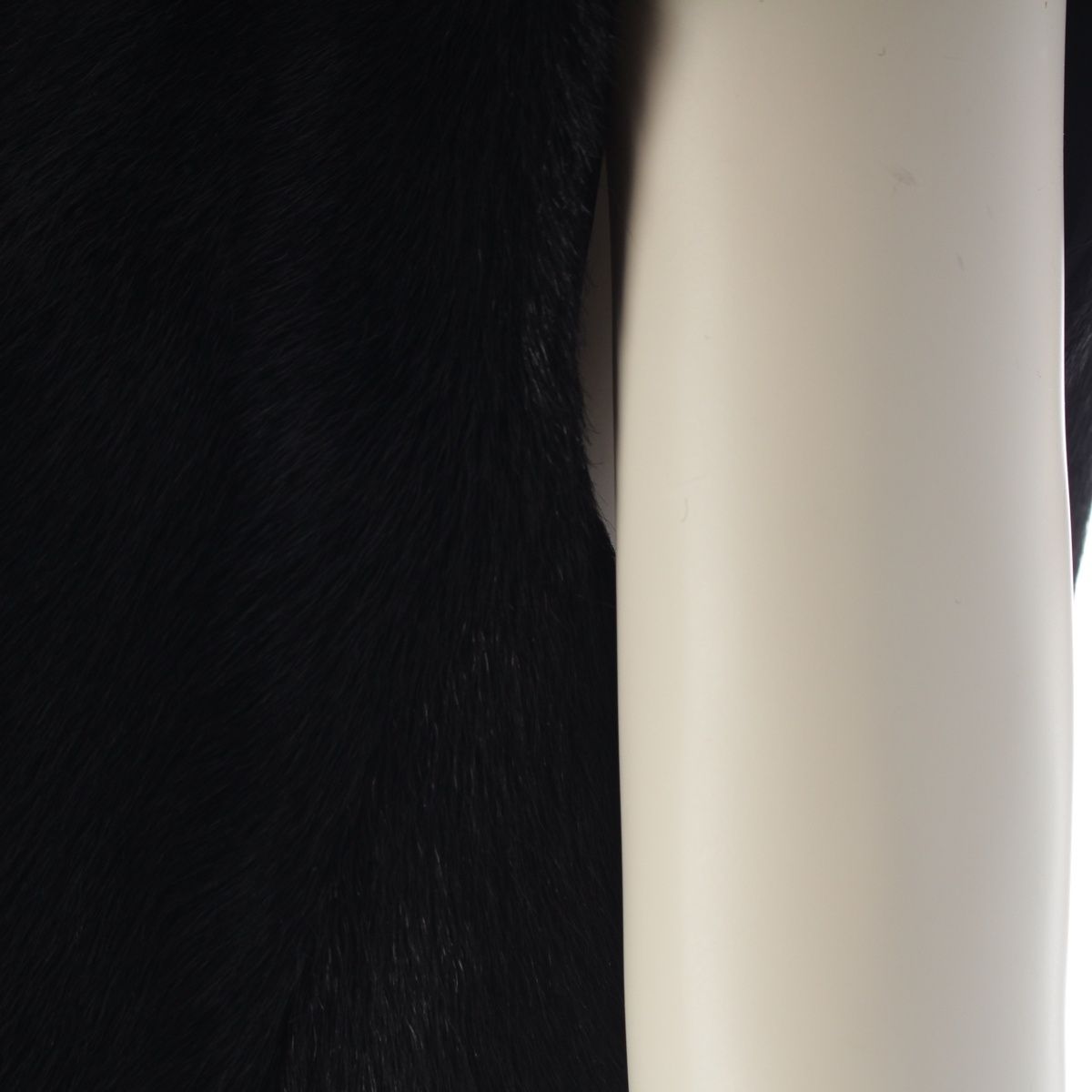Prada Sports Goatfa Coat Vest Long Gilet Black 38 — view 7