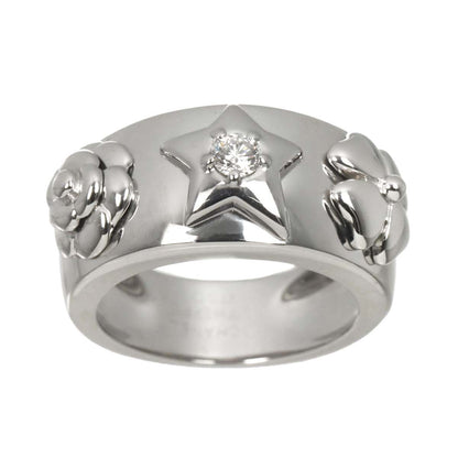 Chanel Three Symbols Ring Diamond 18k WG White Gold 750 — view 2