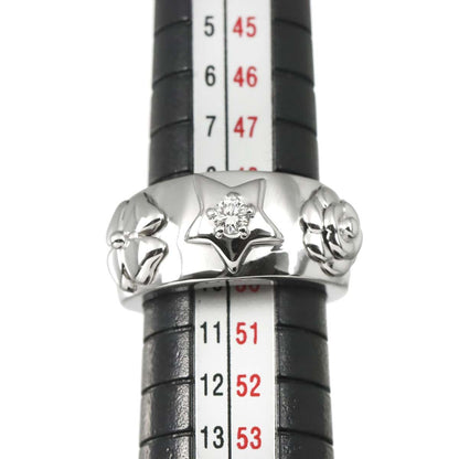 Chanel Three Symbols Ring Diamond 18k WG White Gold 750 — view 7