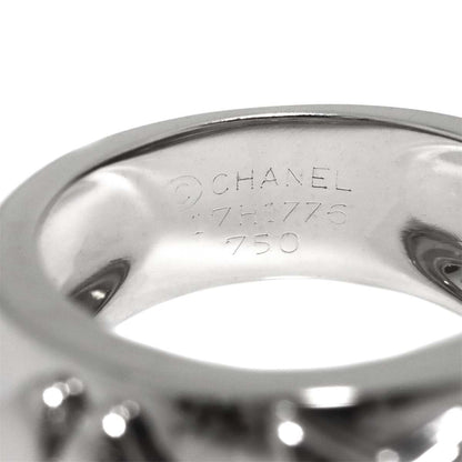 Chanel Three Symbols Ring Diamond 18k WG White Gold 750 — view 3