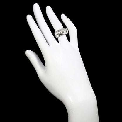 Chanel Three Symbols Ring Diamond 18k WG White Gold 750 — view 8