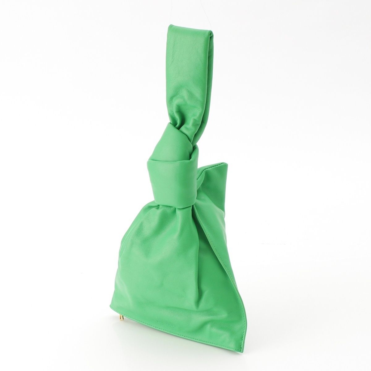 Bottega Veneta Mini the Twist Leather Handbag Green — view 3