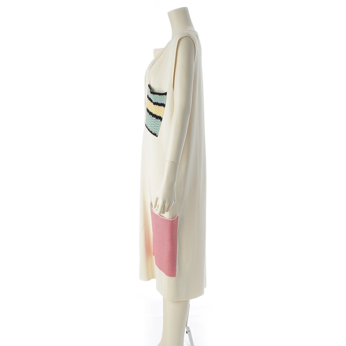 Celine Phoebe Philo Era Silk Rayon Patchwork Pocket Dress — view 3