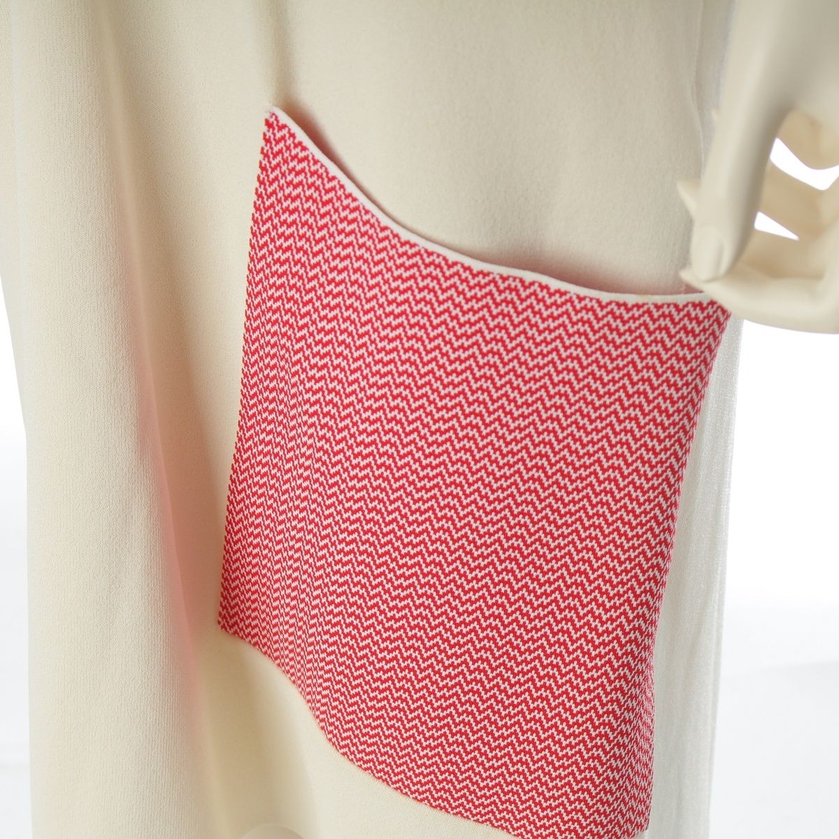 Celine Phoebe Philo Era Silk Rayon Patchwork Pocket Dress — view 7