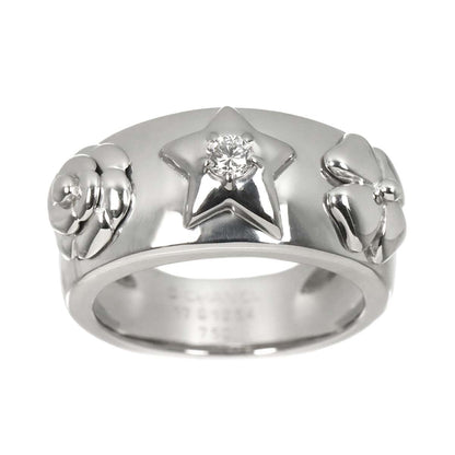 Chanel Three Symbols Ring Diamond 18k WG White Gold 750 — view 2