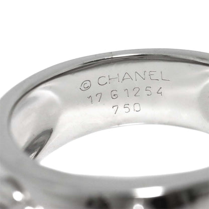 Chanel Three Symbols Ring Diamond 18k WG White Gold 750 — view 3