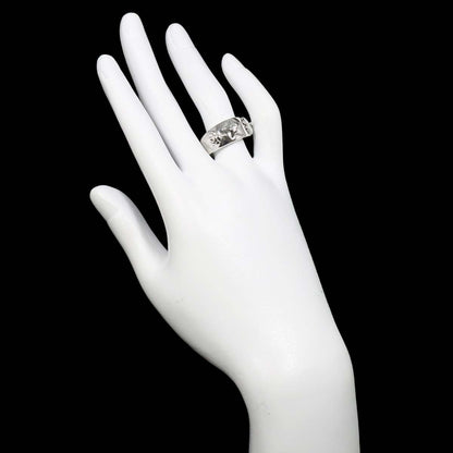 Chanel Three Symbols Ring Diamond 18k WG White Gold 750 — view 8