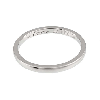 Cartier Ballerina 57 Ring Width 2 mm Pt Platinum — view 3