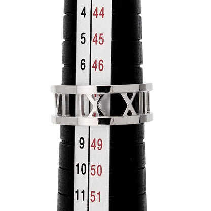 Tiffany & Co Atlas Open Ring 18k WG White Gold 750 — view 6