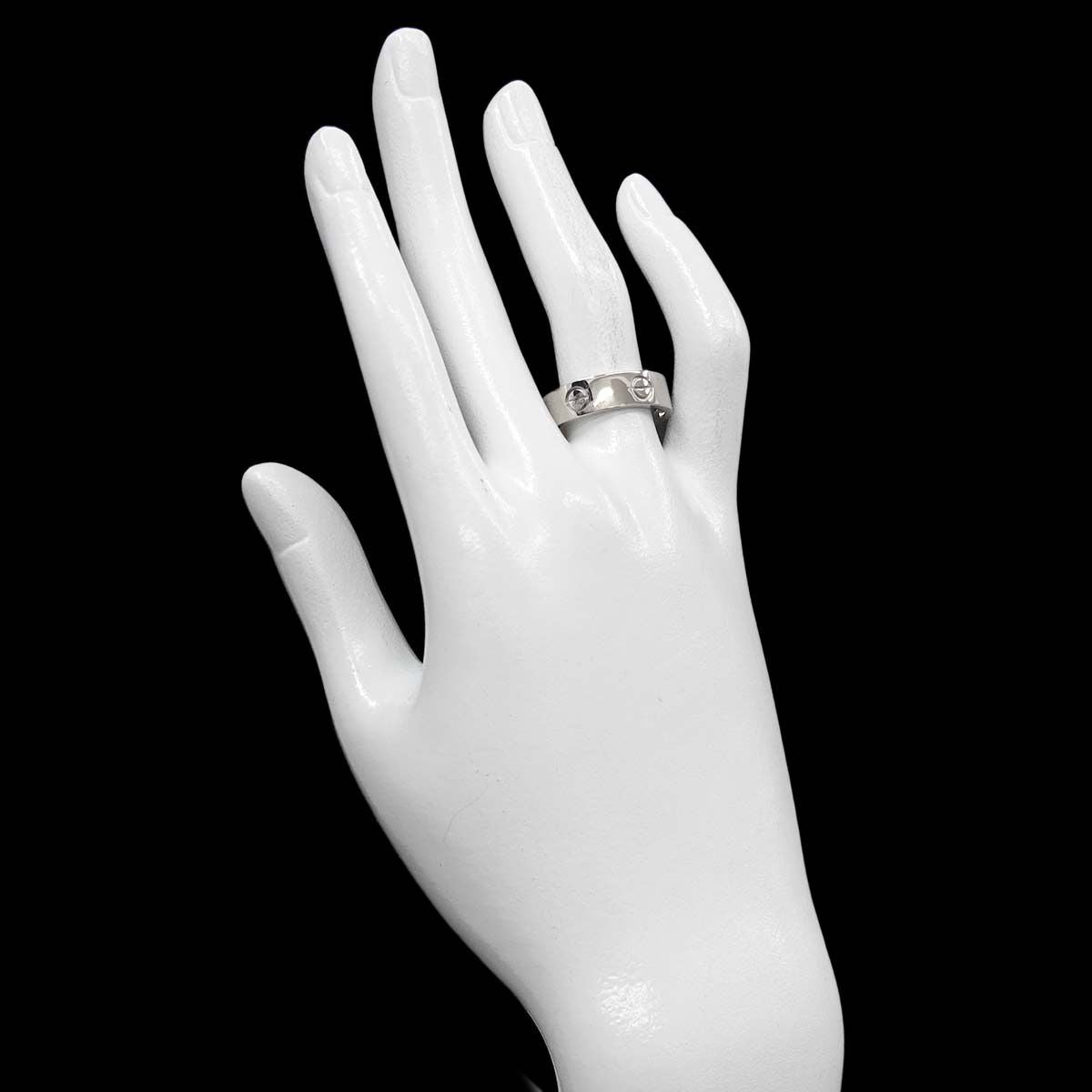 Cartier Love 58 Ring 18k WG White Gold 750 — view 7