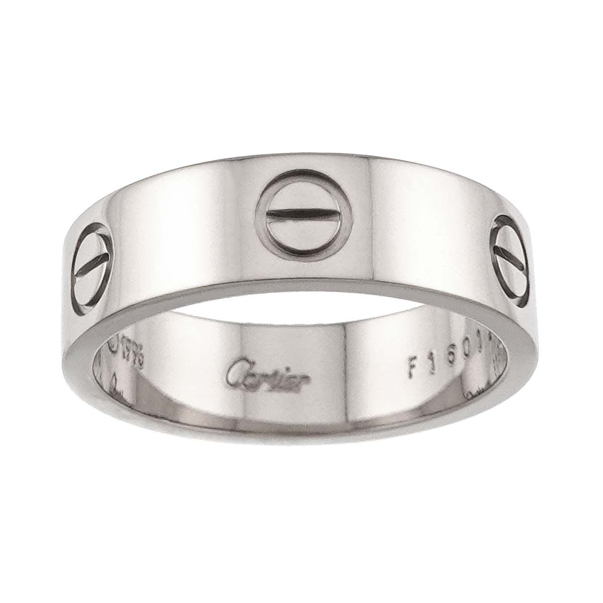 Cartier Love 58 Ring 18k WG White Gold 750 — view 2