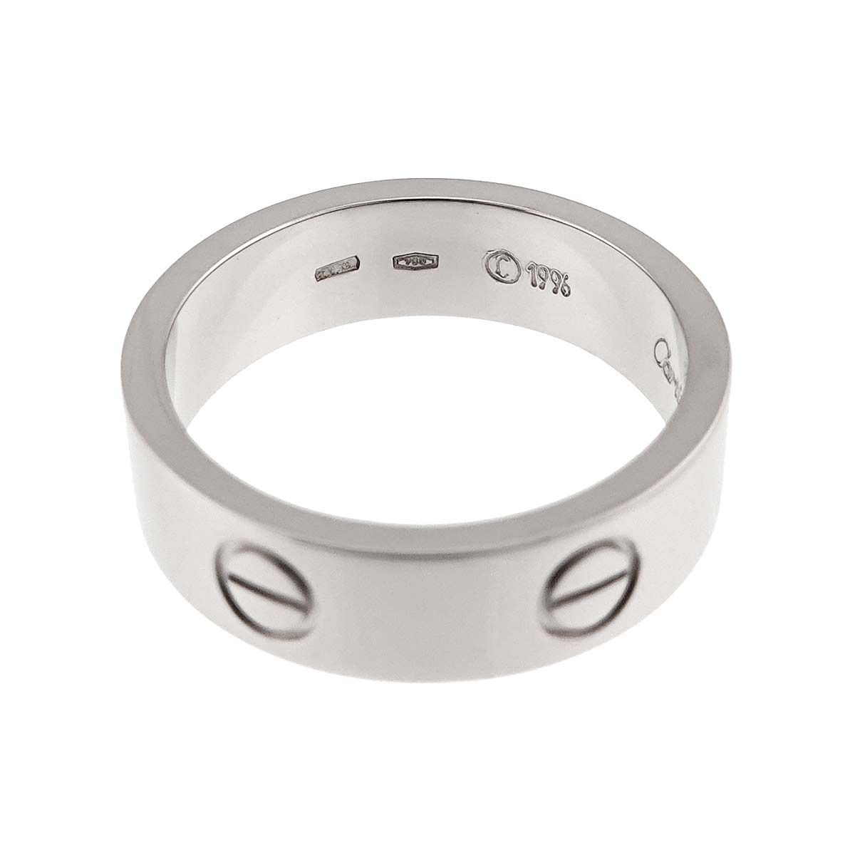 Cartier Love 58 Ring 18k WG White Gold 750 — view 4