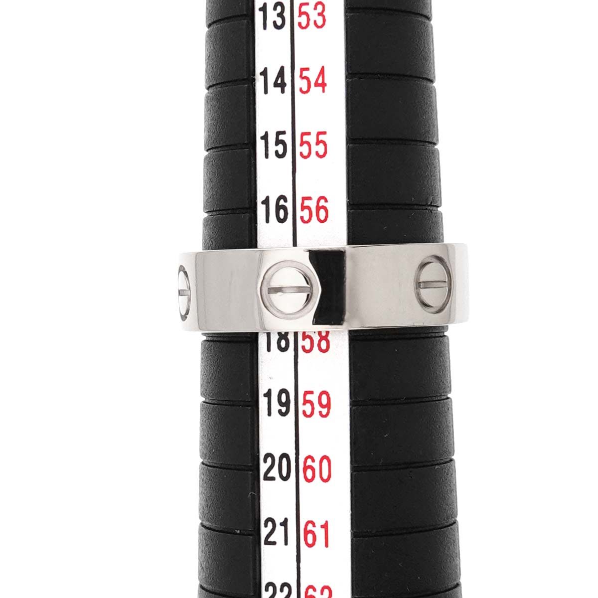 Cartier Love 58 Ring 18k WG White Gold 750 — view 6