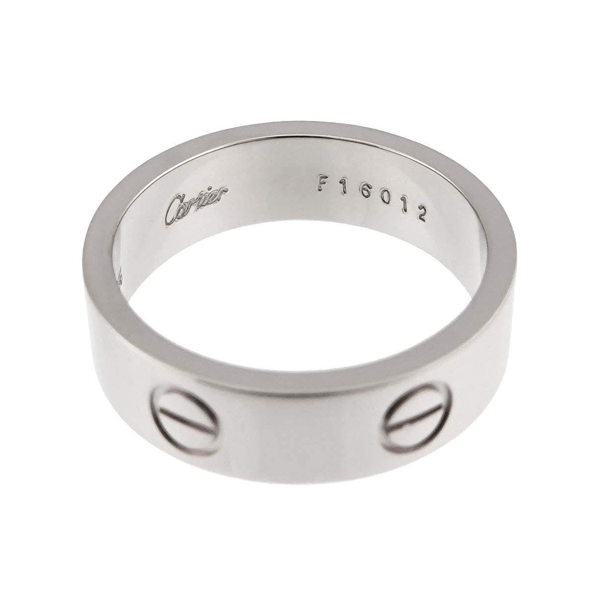 Cartier Love 58 Ring 18k WG White Gold 750 — view 3