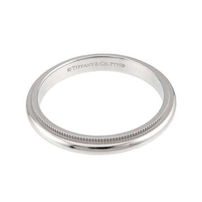 Tiffany & Co Milgray Ring Width mm Pt Platinum Together Milgrain — view 3