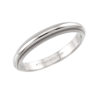 Tiffany & Co Milgray Ring Width mm Pt Platinum Together Milgrain — view 4